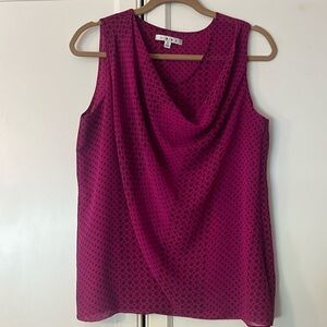 Cabi shell tank  in fuchsia size small